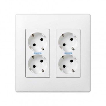 Kit eléctrico 2 módulos blanco SIMON 51000201-030
