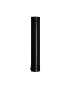 Wolfpack Tubo de Estufa Pellet Acero Vitrificado Negro Ø 80 mm. Longitud 50 cm. Estufas de Leña, Chimenea, Alta resistencia,