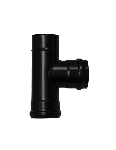 Te Estufa Pellet Vitrificada Ø80 mm  90°