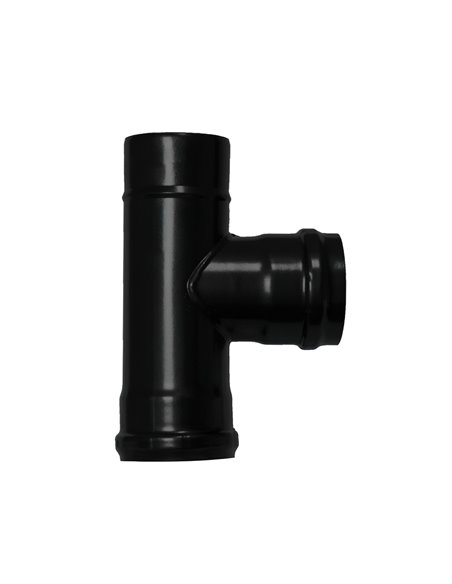 Te Estufa Pellet Vitrificada Ø80 mm  90°