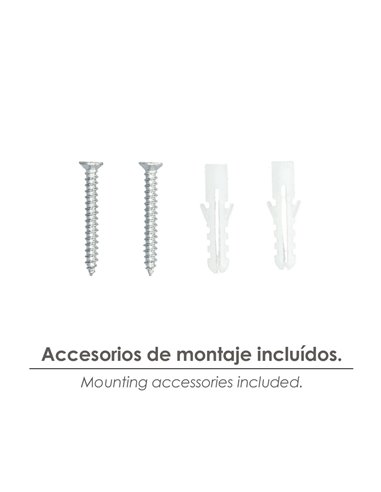 Soporte Pelicano Regulable Para Estante 1 / 20 mm. Blanco  (1 Pieza)