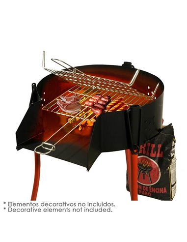 Barbacoa Rustica Multiusos Ø 60 cm. Valida Para Carbon, Leña y Paelleros.