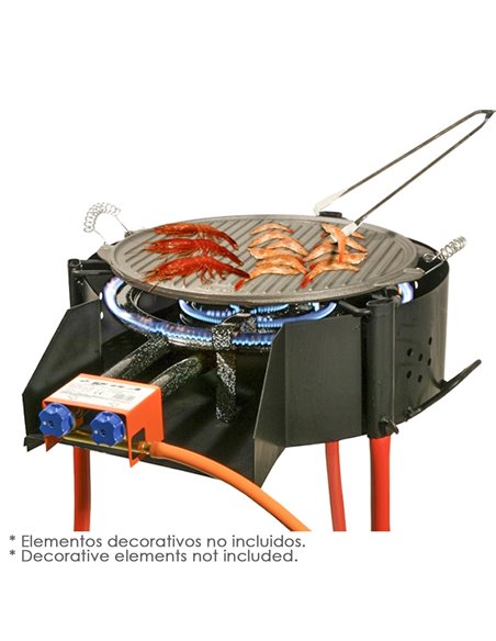 Barbacoa Rustica Multiusos Ø 60 cm. Valida Para Carbon, Leña y Paelleros.
