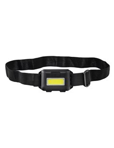 Linterna Led Frontal Cabeza Ajustable 120 Lumenes, 3 Modos, Cinta Ajustable, 3 Baterias AAA Incluidas