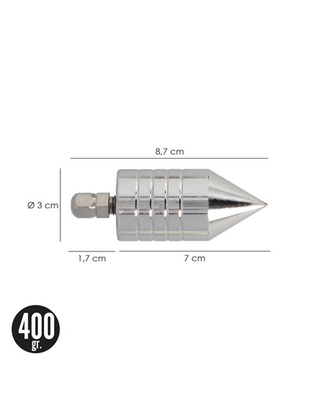 Plomada Profesional Nuez Iman  400 gramos