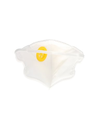 Mascarilla Respiratoria FFP2 Con Valvula. Plegable (20 Unidades) Envasadas Individualmente