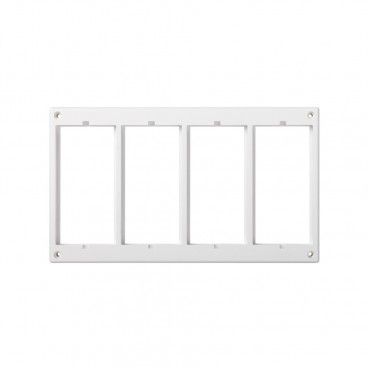 Marco portamec caja suelo 4 mods bla SIMON 52051804-030
