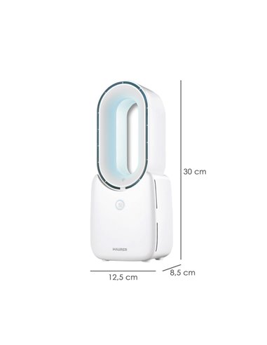 Ventilador Sobremesa Bateria Sin Palas