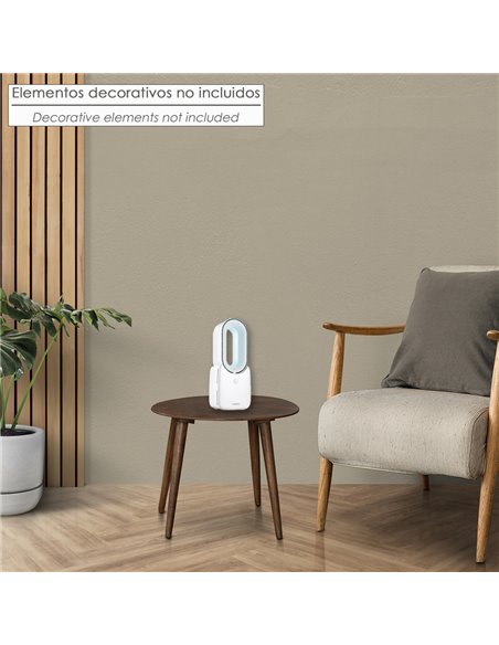 Ventilador Sobremesa Bateria Sin Palas