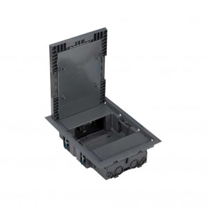 Caja suelo prof.reducida 2 mod gris SIMON 52050202-035