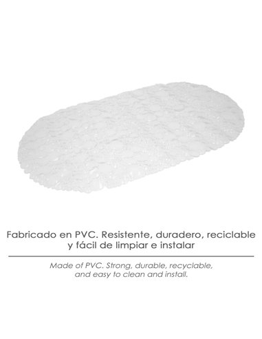 Alfombra Bañera Antideslizante 67x38 cm.