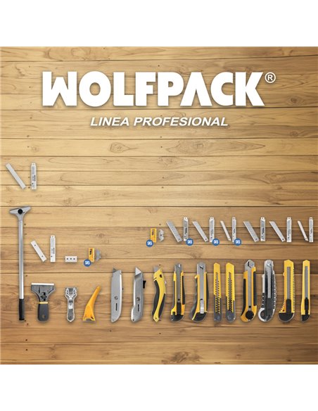 Cutter Con Hoja De 18 mm. Con 2 Hojas. Acero SK5. Agarre Engomado Bimaterial. Pulsador Seguridad Liberación hoja. Cuters Cutters