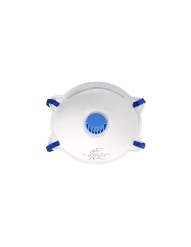 Mascarilla FFP2 Rigida Con Valvula (10 Unidades) Envasadas Individualmente