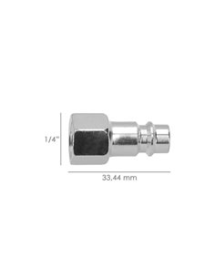 Racor Rapido Hembra 1/4" (Granel) 2