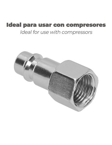 Racor Rapido Hembra 1/4" (Granel)