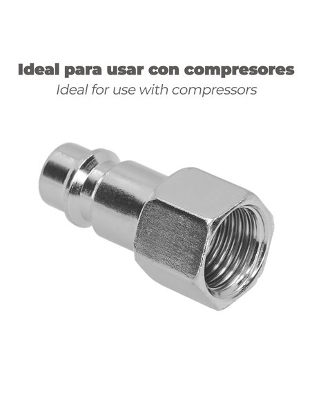 Racor Rapido Hembra 1/4" (Granel)