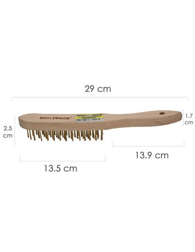 Cepillo Manual Latonado Soldador Standard