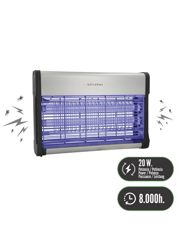 Exterminador De Insectos 20 W.
