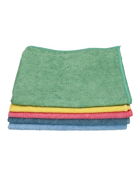 Paño Microfibra 35 x 40 cm / 250 Gramos (Pack 5 Piezas)