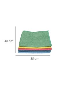 Paño Microfibra 35 x 40 cm / 250 Gramos (Pack 5 Piezas) 2