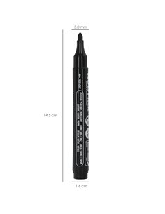 Rotulador Permanente Profesional Negro. 2