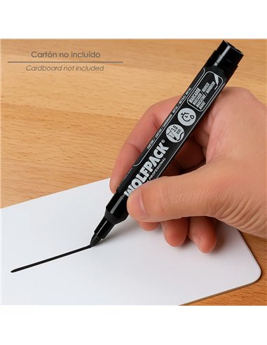 Rotulador Permanente Profesional Negro.