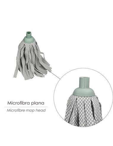 Fregona Mocho Microfibra Plana