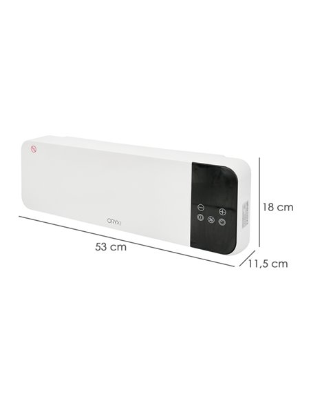 Termoconvector De Pared Split 1000 / 2000 Watt.