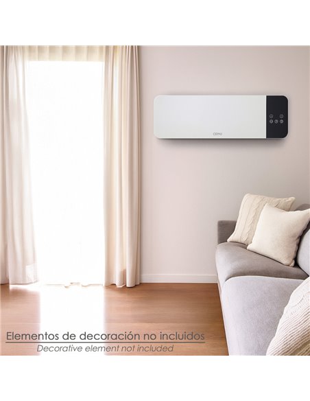 Termoconvector De Pared Split 1000 / 2000 Watt.