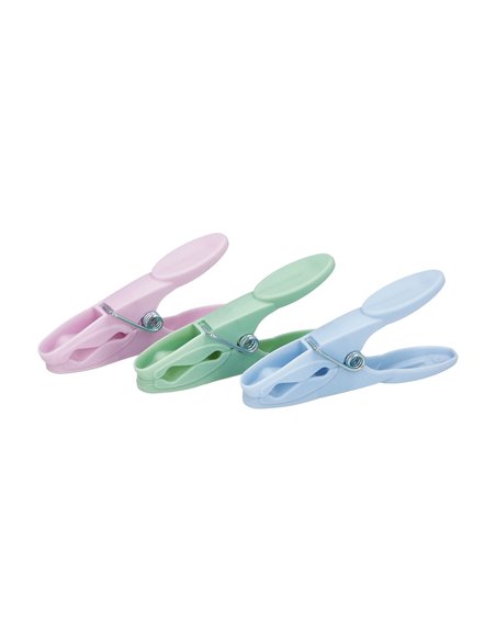 Pinzas Tender Ropa Plastico (Pak 24 Pz)