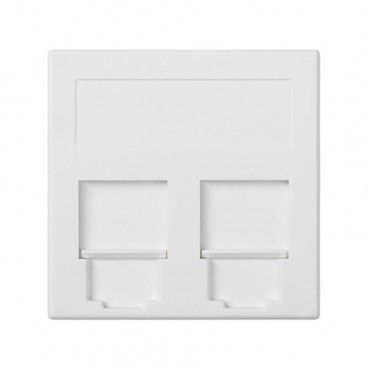 Placa vd plana cg nexans 2 mod blanco SIMON 50018089-030