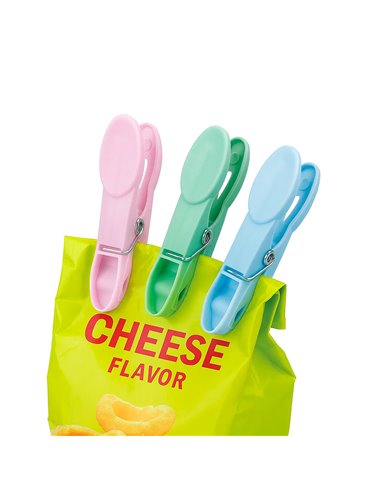 Pinzas Tender Ropa Plastico (Pak 24 Pz)