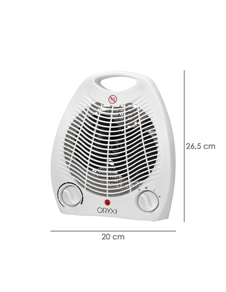 Termoventilador Ovalado 1000 / 2000w