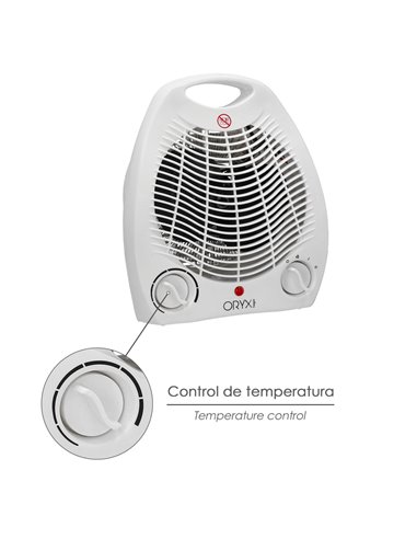 Termoventilador Ovalado 1000 / 2000w