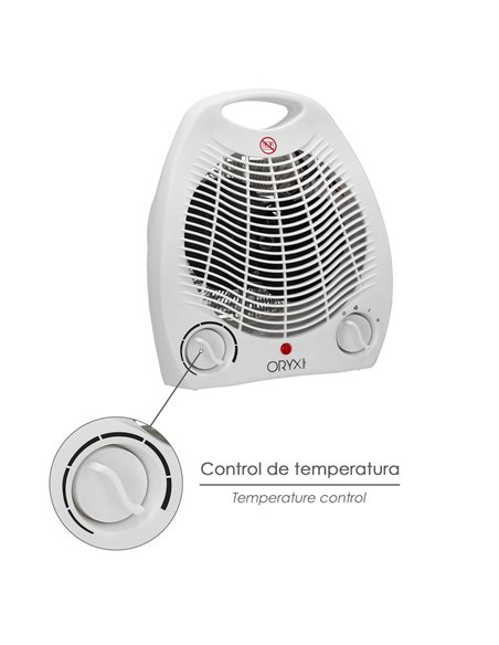 Termoventilador Ovalado 1000 / 2000w