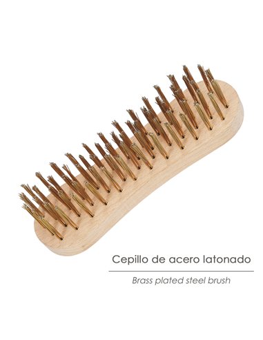 Cepillo Manual Acero Latonado Fundicion