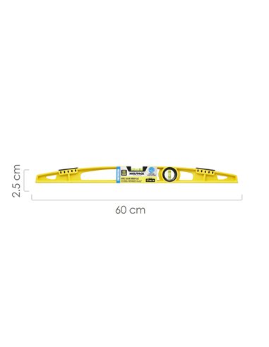 Nivel Ala De Avion Magnetico Plus 60 cm.