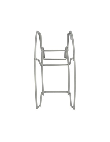 Soporte Manguera Pared Metalica 1/2 Luna Color Gris