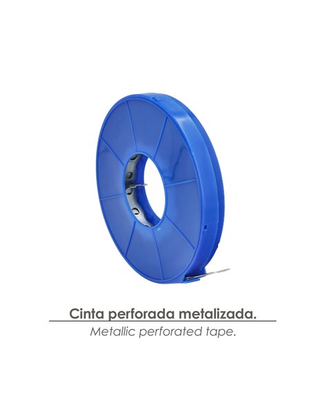 Cinta Perforada 16 mm (Rollo10 metros)