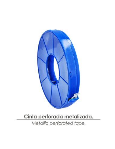 Cinta Perforada 12 mm (Rollo10 metros)