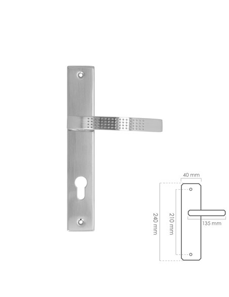 Juego Manillas Para Puertas "Sena" Con Bocallave