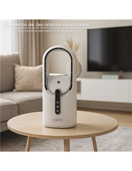 Ventilador Sobremesa Bateria Sin Aspas
