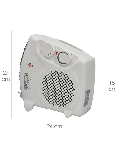 Termoventilador Vertical 1000/2000 Watt.