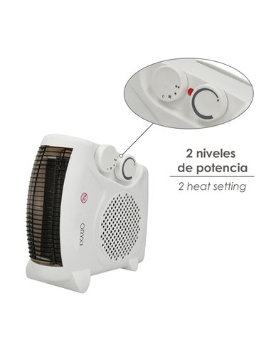 Termoventilador Vertical 1000/2000 Watt.