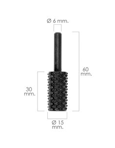 Fresa Rotativa Para Madera Cilindrica Ø 15 mm. Para Taladro / Fresadora 2