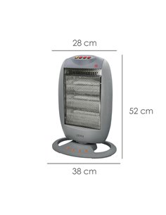 Estufa Halogena Oscilante 400 / 800 / 1200 W 2
