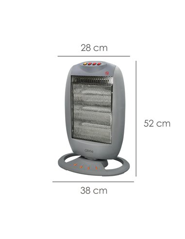 Estufa Halogena Oscilante 400 / 800 / 1200 W