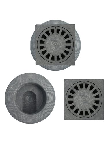 Caldereta Sifonica Pvc Horizontal 250x250/110mm