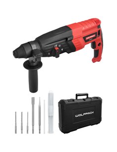 Martillo Perforador SDS PLUS 900 Watt. Con Accesorios y Maletin