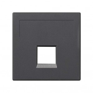 Placa vd plana sg panduit 1 mod grafito SIMON 50019185-038